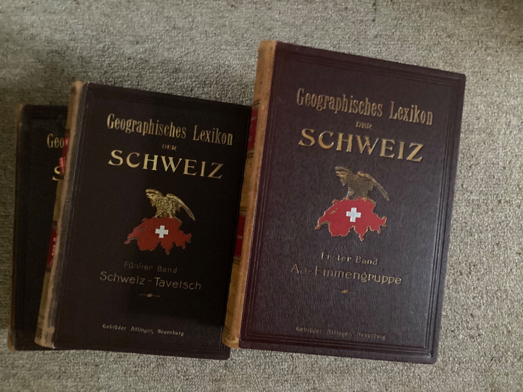 Libri: Geographisches Lexikon der Schweiz 1902 – Usato da Adliswil venduto da tchest007 1