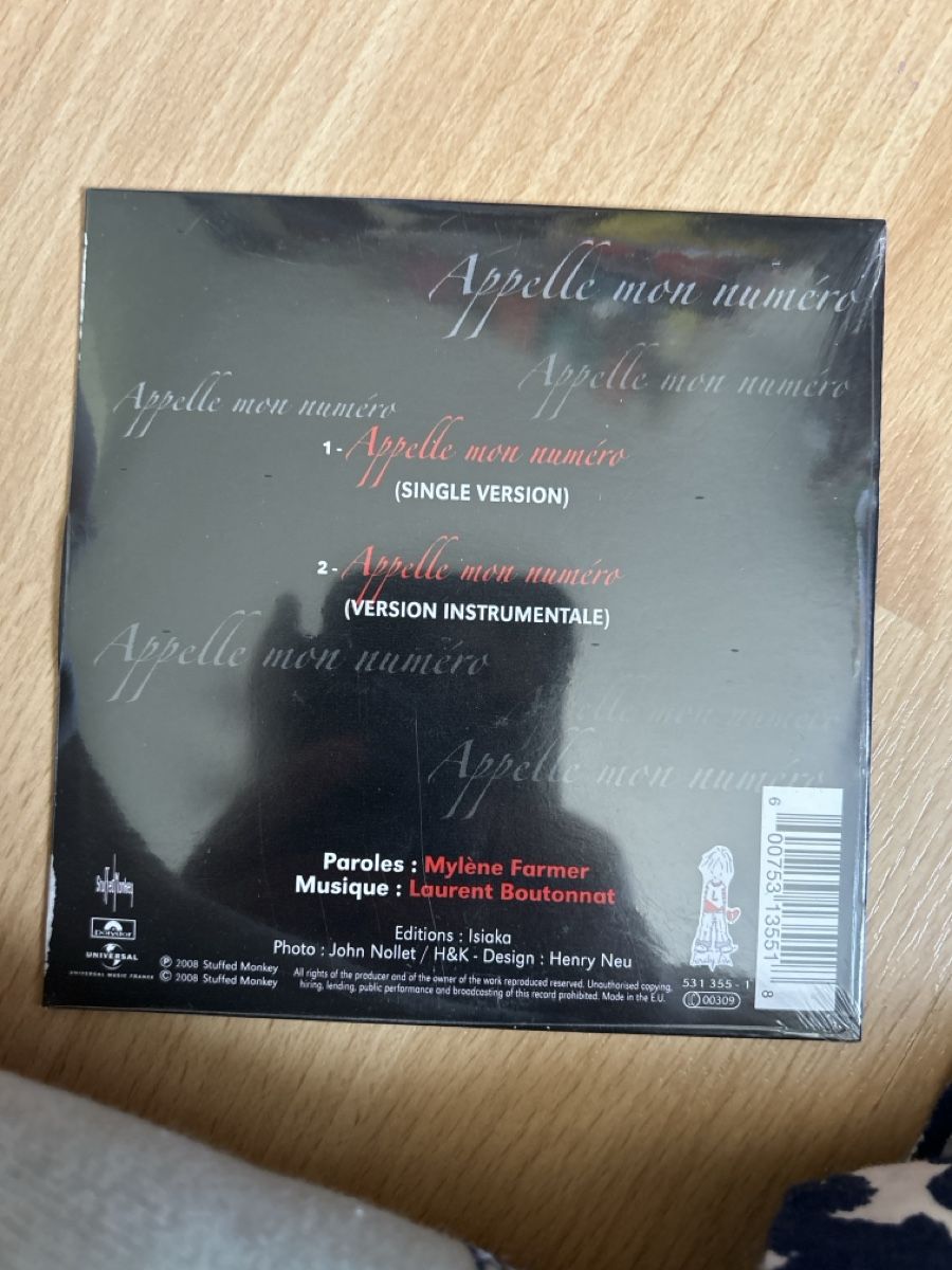 CD: Mylène Farmer - Appelle mon numéro CD – Nuovo e nell'imballaggio originale da Herbetswil venduto da rotekatze84 1