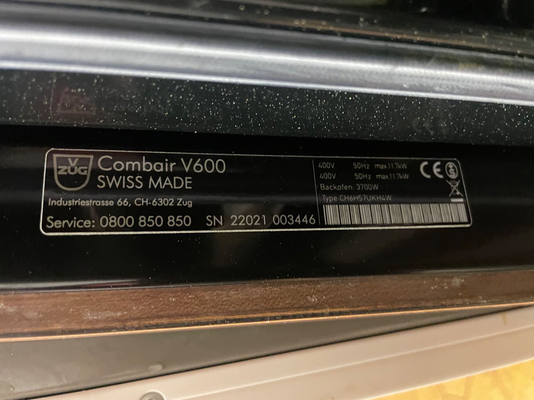 V-Zug Elettrodomestici da cucina: Vzug  Combair V600 Einbauherd mit Backofen – Usato da Churwalden venduto da Fortserj 3