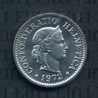 CHF___0.10 1972 stgl * nigelnagelneu! 10 Rappen