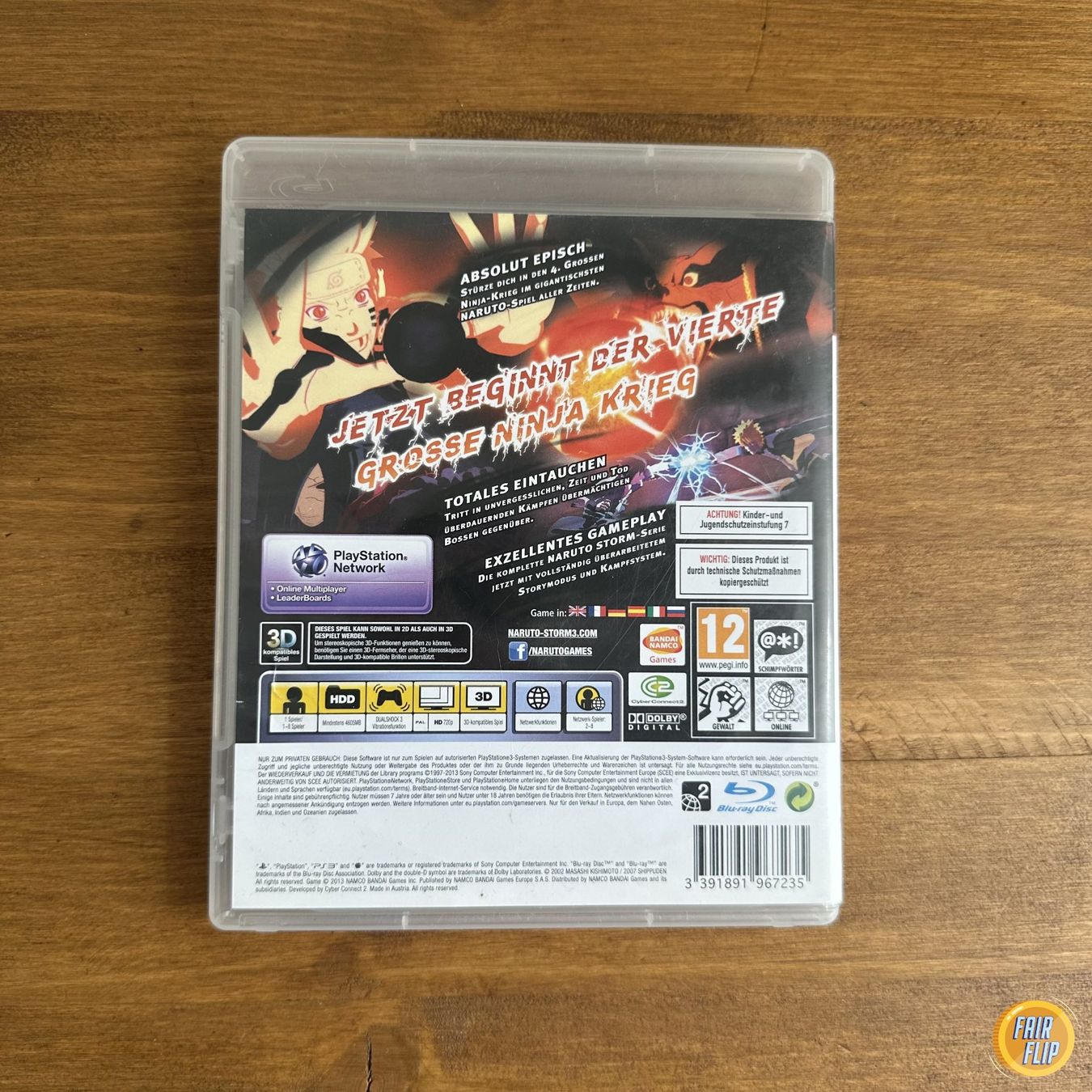 Spiele: PS3 Naruto Shippuden Ultimate Ninja Storm 3 – Gebraucht aus Luzern von fairflip 2