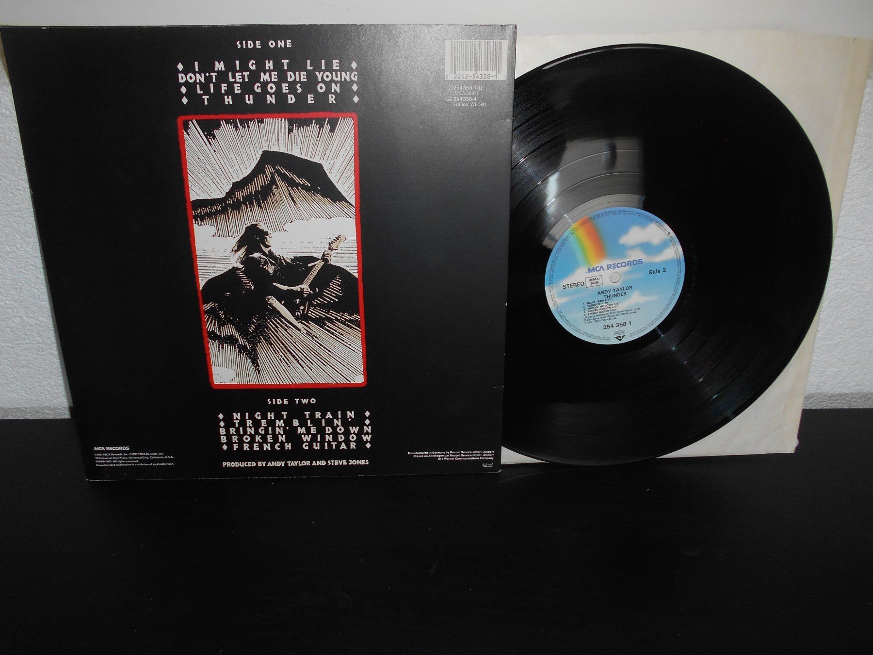 Dischi in vinile: Andy Taylor – Thunder / 1987 – Usato da Aarberg venduto da witchhunter01 1