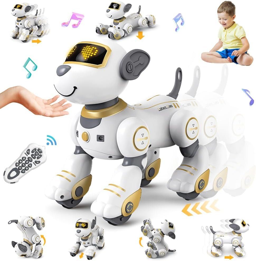Giocattoli: RC Roboter Hund ferngesteuert programmierbar Spielzeug Kind – Nuovo e nell'imballaggio originale da Wittenbach venduto da VELARO