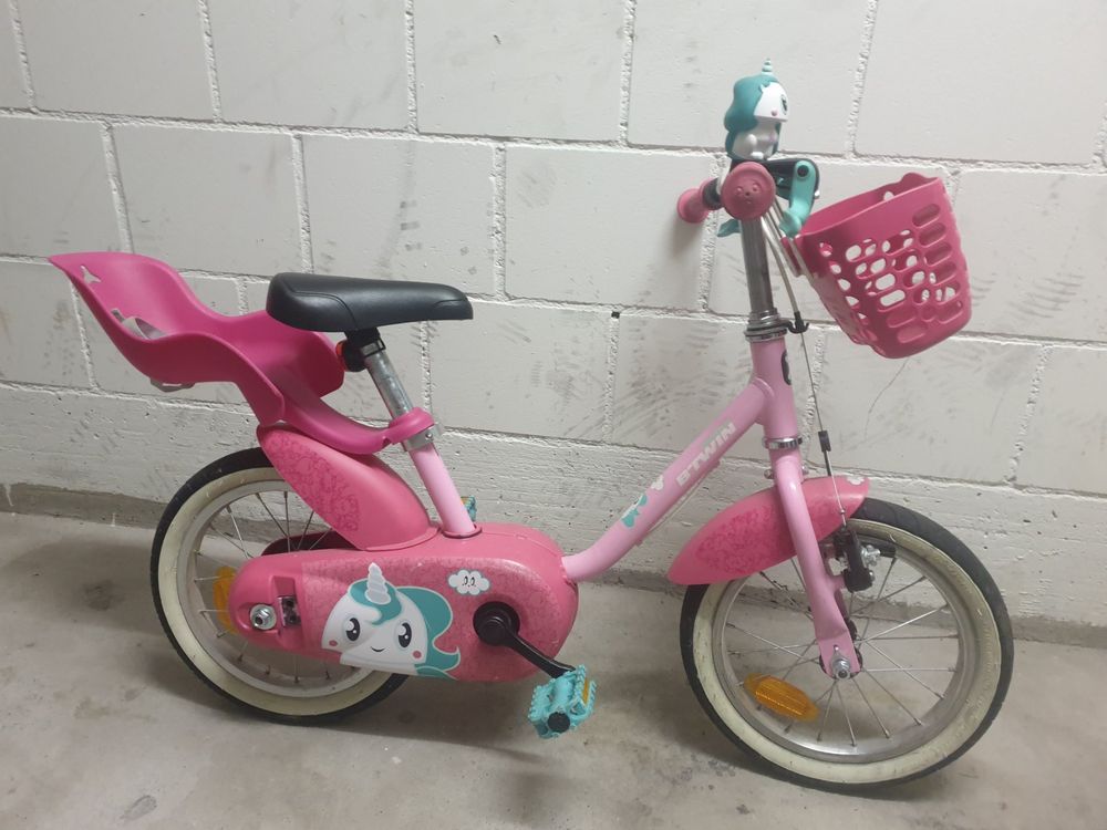 Vélo Garçon Fille 3-7 Ans CHIMHOON Vélo Enfant 14 Pouces Pour Filles Et Garçons De 3 à 7 Ans Vélo Enfant 14 Pouces Réglable