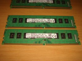 2 Stück 8gb ddr4 2133. Details siehe Bildern.