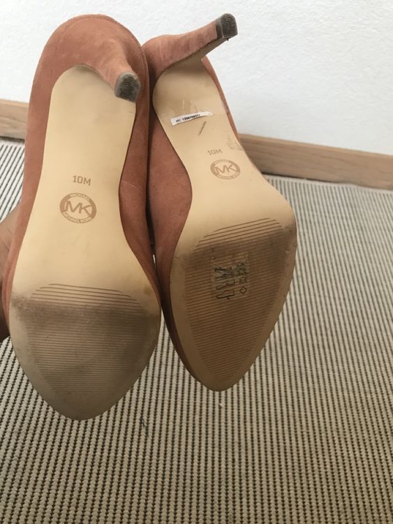 Escarpin Femme TROTTERS « Penelope » - Daum Nude Foncé - Taille 5.5M US - Talon Bloc 2.25" - Neuf Avec Boîte