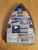 Schleifpapier Dreieck 100x150mm LUX TOOLS 12-tlg. neu