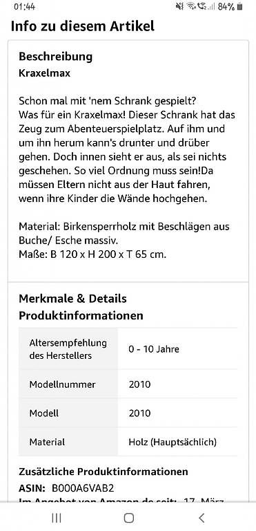 Jouets: Habba Kraxelmax – D'occasion à Amriswil par einkaufverkauf 1