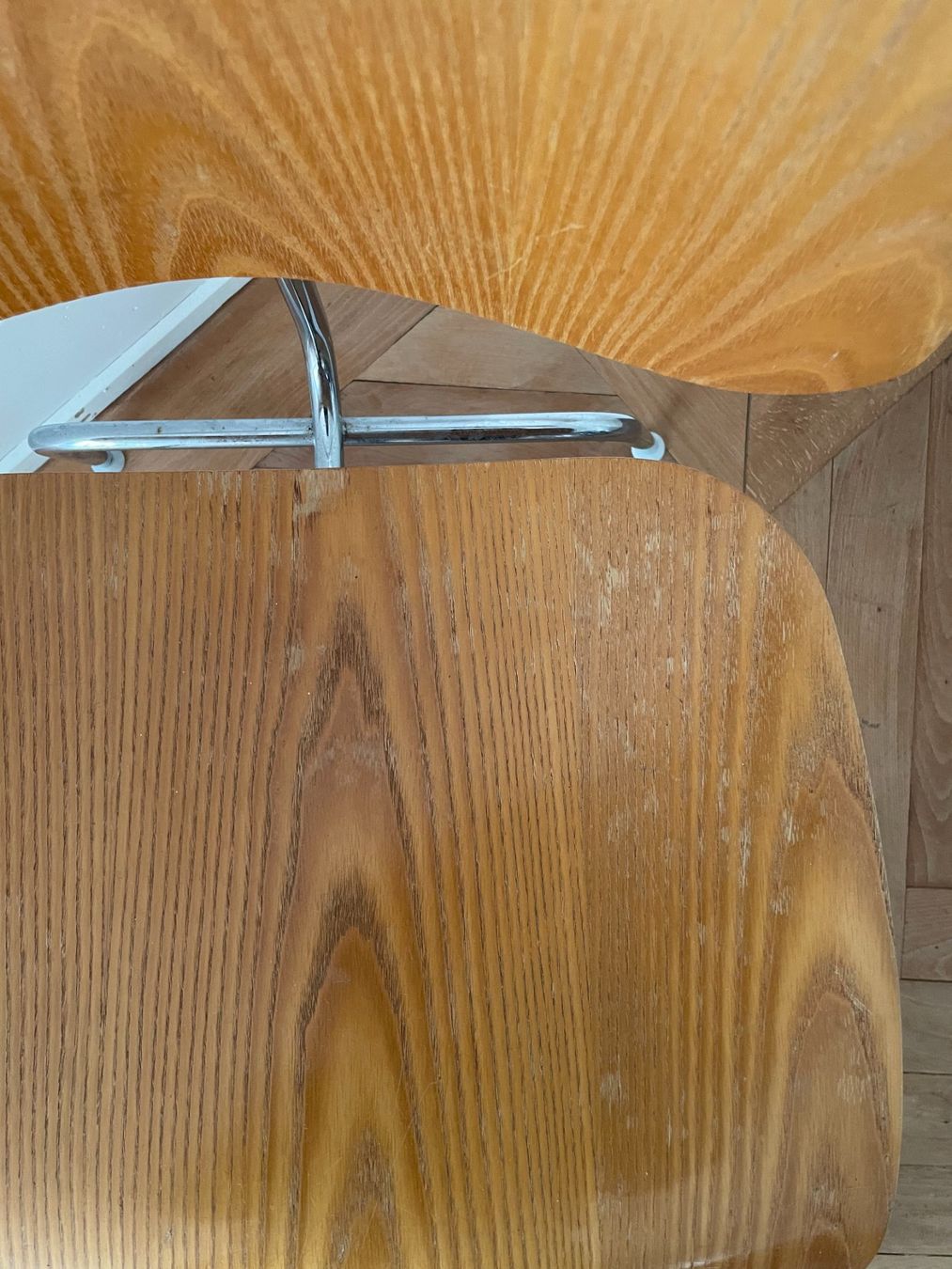 Eames Sedie: Herman Miller Eames DCM Stuhl / Chrom und Holz – Usato da Zürich venduto da hol_q8sg 2