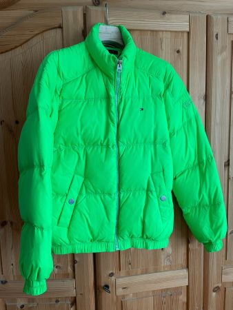 TOMMY HILFIGER DAUNENJACKE HERREN GRÖSSE L, MINTGRÜN
