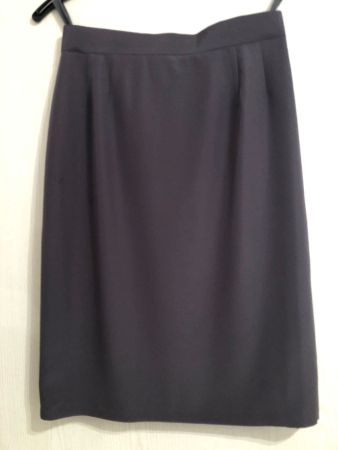 Eleganter Retro Bleistift-Rock Jean Claire grau / 40