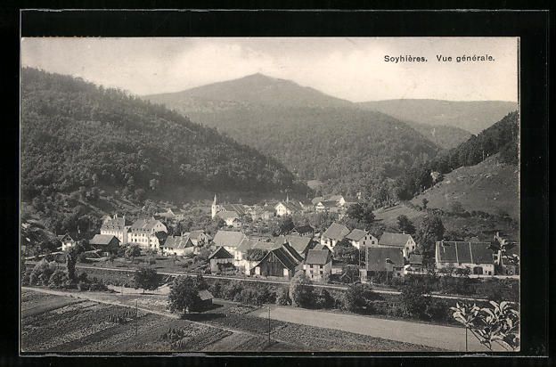 Cartoline postali: AK Soyhières, Vue generale – Usato da Berlin venduto da bartko-reher