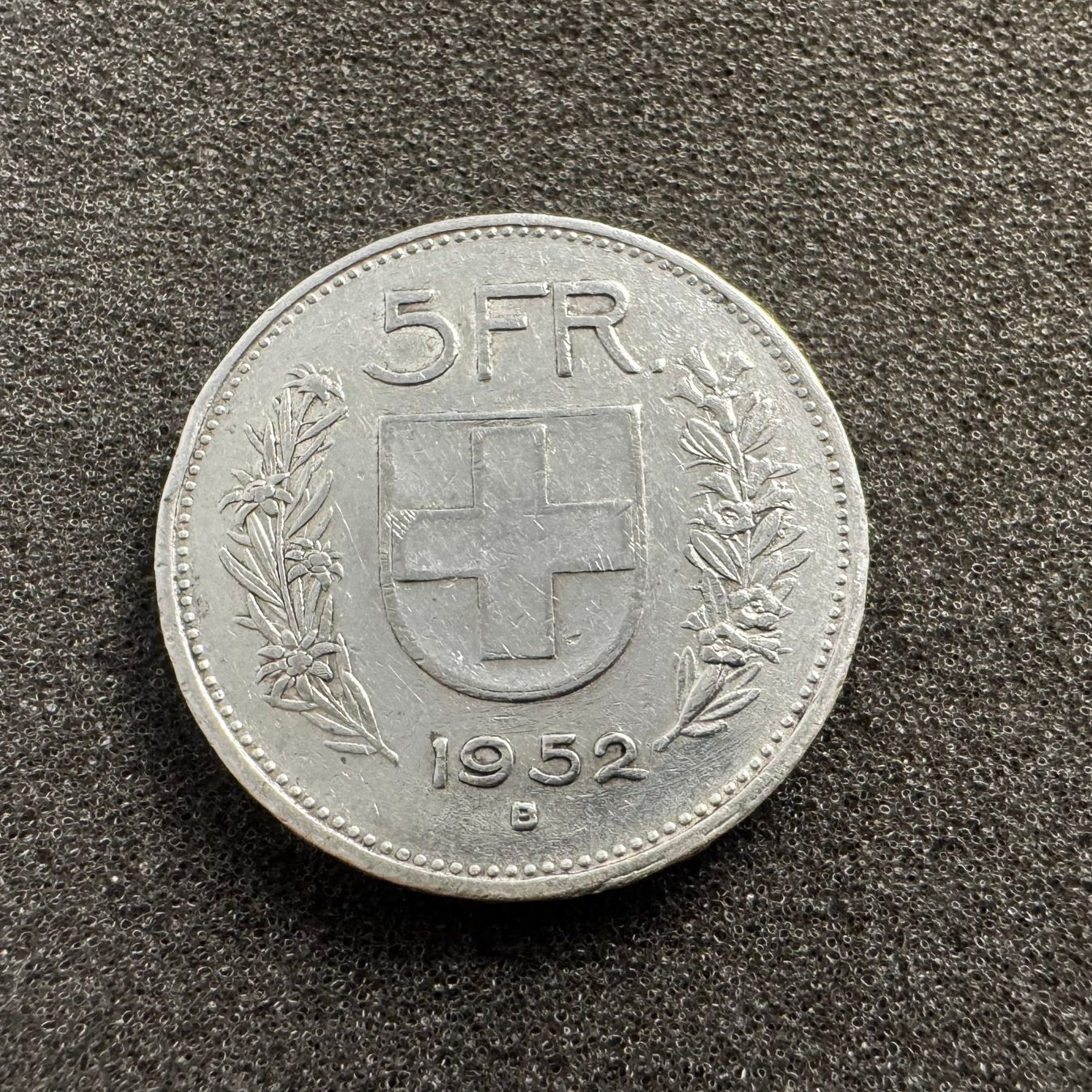 Tutti le monete: 5 Franken Silber 1952 - selten - 1 – Usato da Reitnau venduto da tb-muenzen