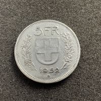 5 Franken Silber 1952 - selten - 1