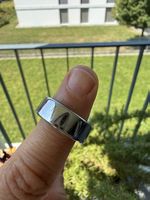 Oura Ring Grösse 8 Silber  Smart Ring  Garantie bis 02/202