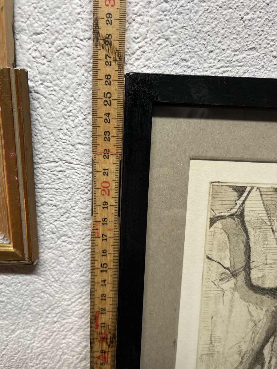 Stiche: Gravure originale signée, encadrée, – Gebraucht aus Lausanne von joltei 2