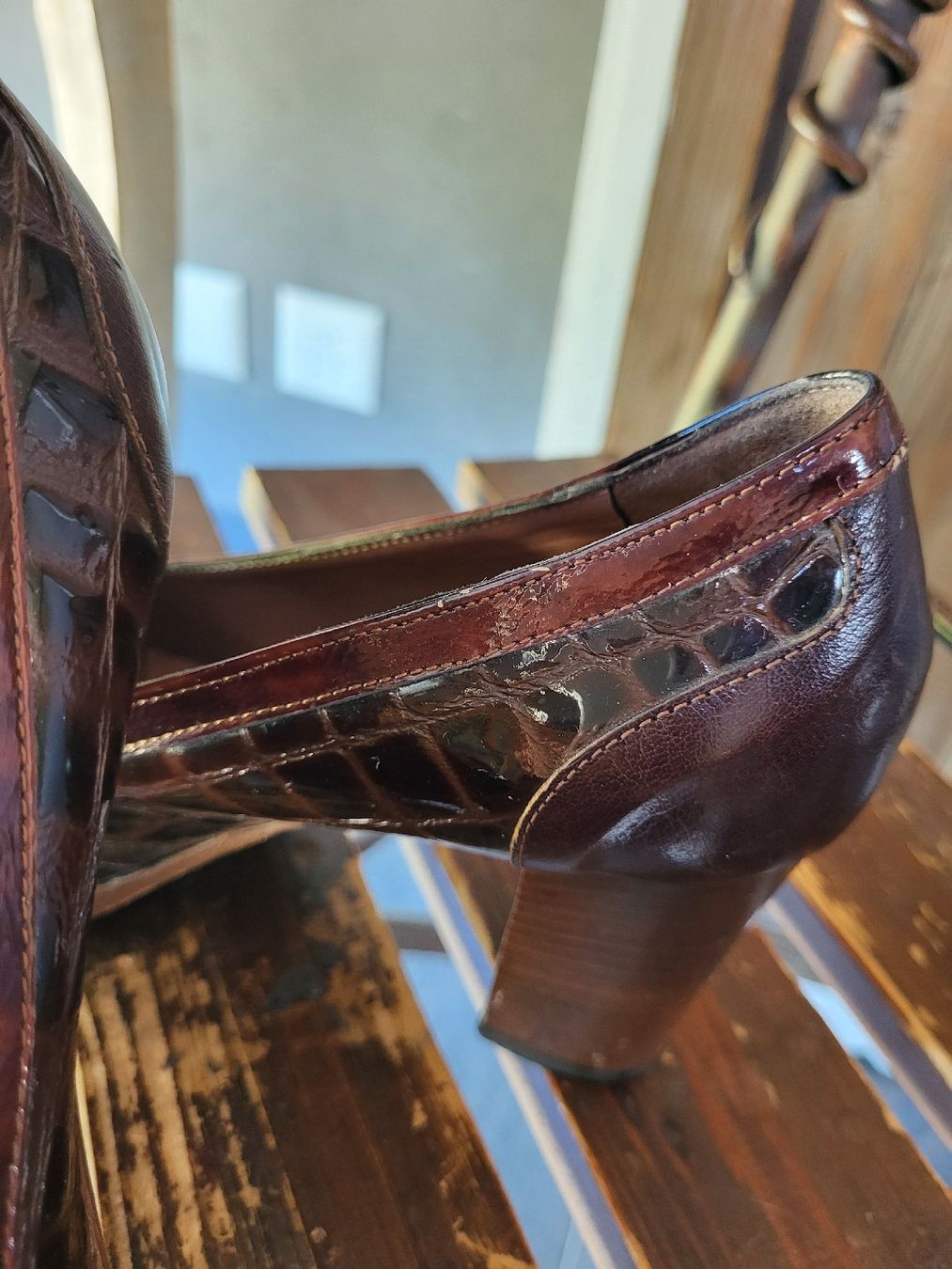 Scarpe da donna: chaussure en cuir et crocodile "Matì" – Usato da Aproz (Nendaz) venduto da mar_zxm9 3
