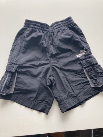 Puma Sport Shorts Jungen Gr. 140 Schwarz