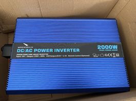Wechselrichter mit 2000W Dauerleistung, CH-Steckdose