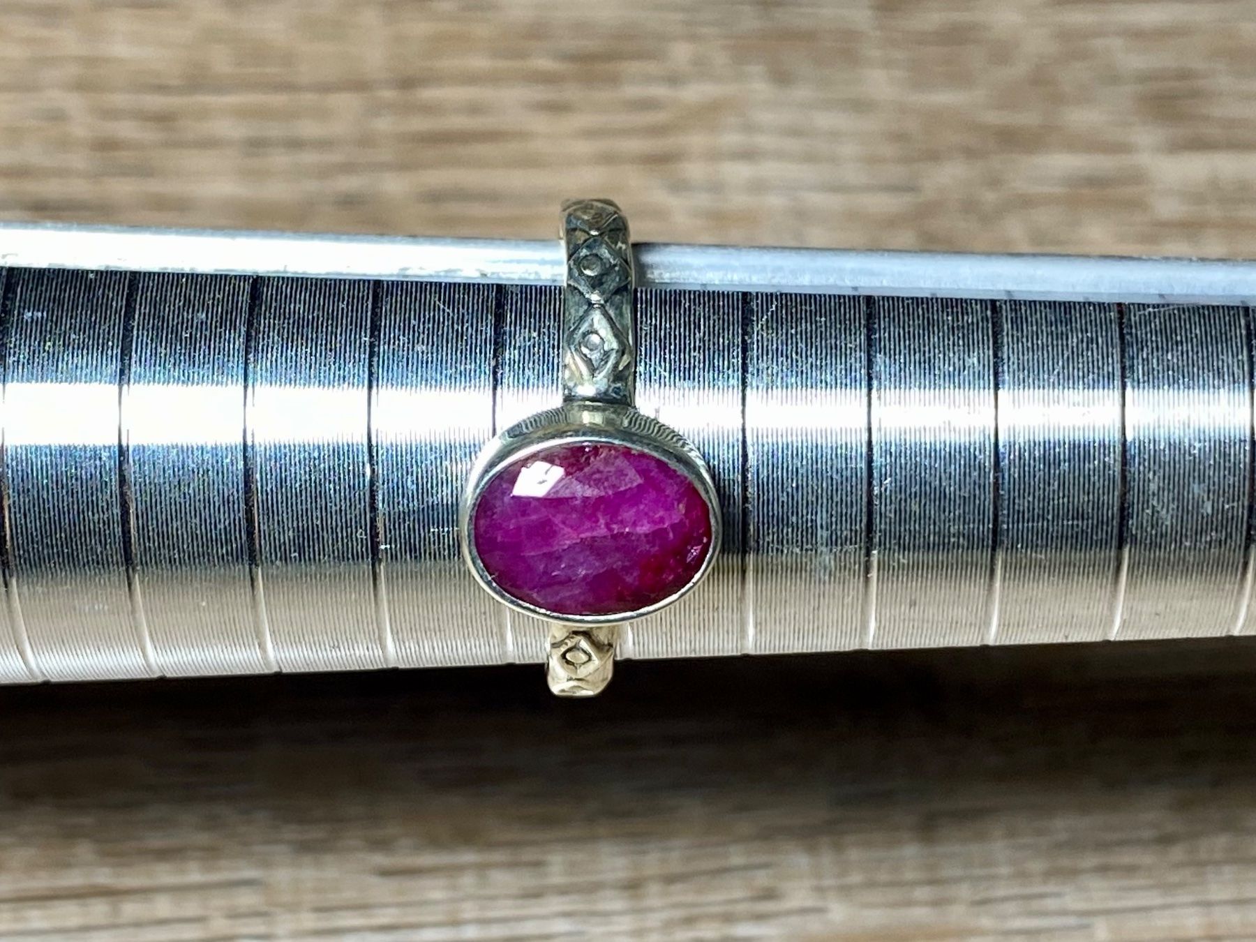 Anelli: natürlicher Rubin - 925 Silber Ring orientalisch – Nuovo e nell'imballaggio originale da Laax venduto da Kiki_Kingdom3 5
