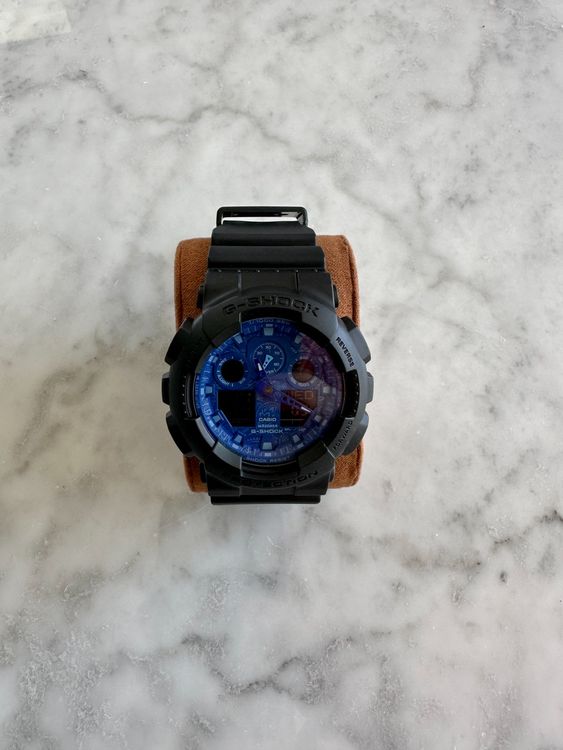Casio G-Shock GA-100BP-1AER Orologio Analogico Uomo | Multifunzione In Resina, Resistente Agli Urti
