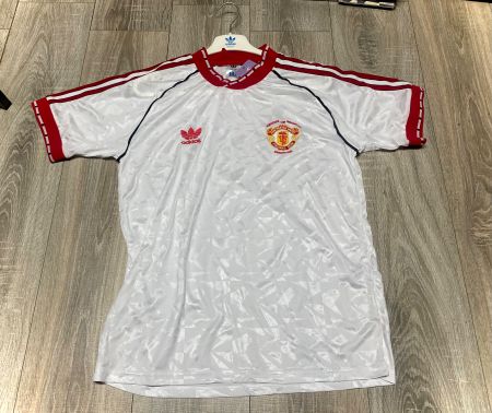 Manchester United Trikot - Retro Vintage 1991 - Neu - Gr L
