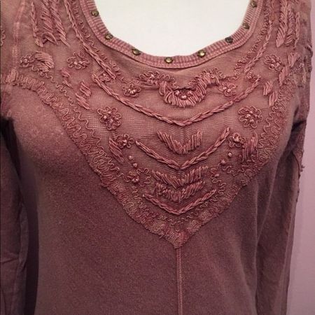 Free People Thermo Shirt m. Stickereien XS zu Nile Odd Molly