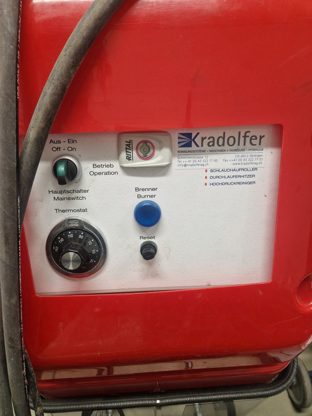 Heizgeräte: Mobiler ölbeheizte Druckdurchlauferhitzer – Gebraucht aus Schaffhausen von proxler 1