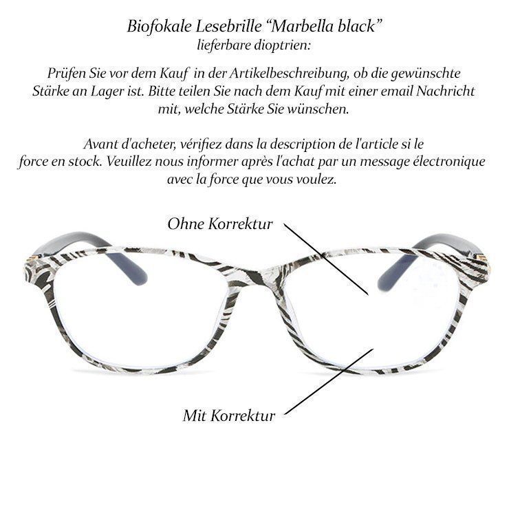 Occhiali & Lenti: Biofokale Lesebrille Marbella +1.0 +2.5 +3.0 +4.0 – Nuovo e nell'imballaggio originale da Pfäffikon SZ venduto da ANNAPURNA8091