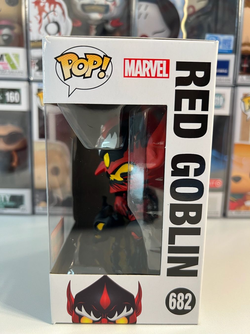 Funko Statuette: Funko POP! Marvel Red Goblin Edition Limitée Fall Convention – Usato da Le Mouret venduto da perfectbijou 3