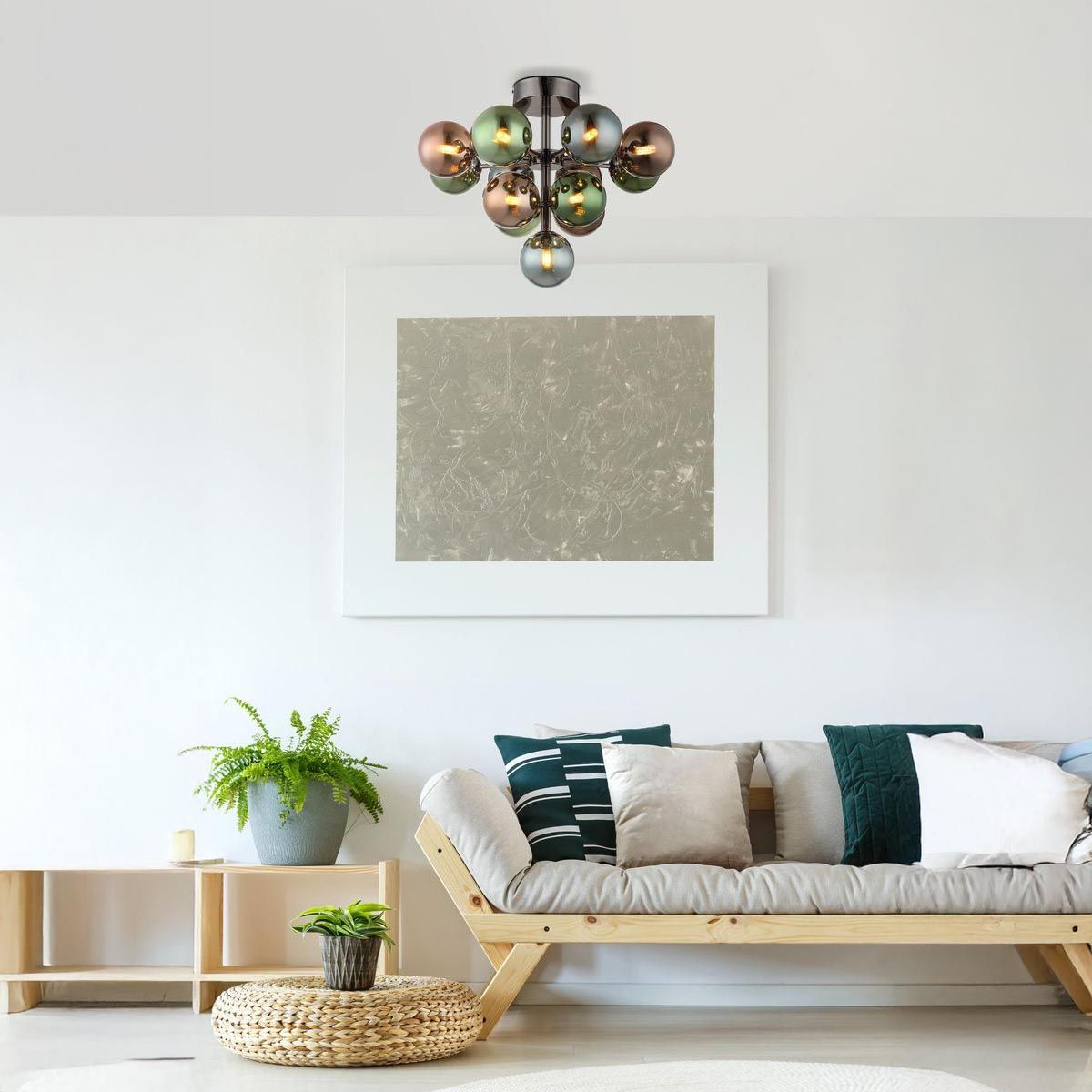 Lampadari & plafoniere: Deckenleuchte, Glaskugeln, Bunt, 56 cm Ø – Nuovo (secondo la descrizione) da Kreuzlingen venduto da Smart-Light 1