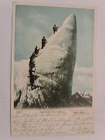 Alte Ansichtskarte Alpinismus Bergsteiger Eis Kletterei 15