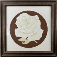 Prägeradierung <<Rose>>  handsigniert