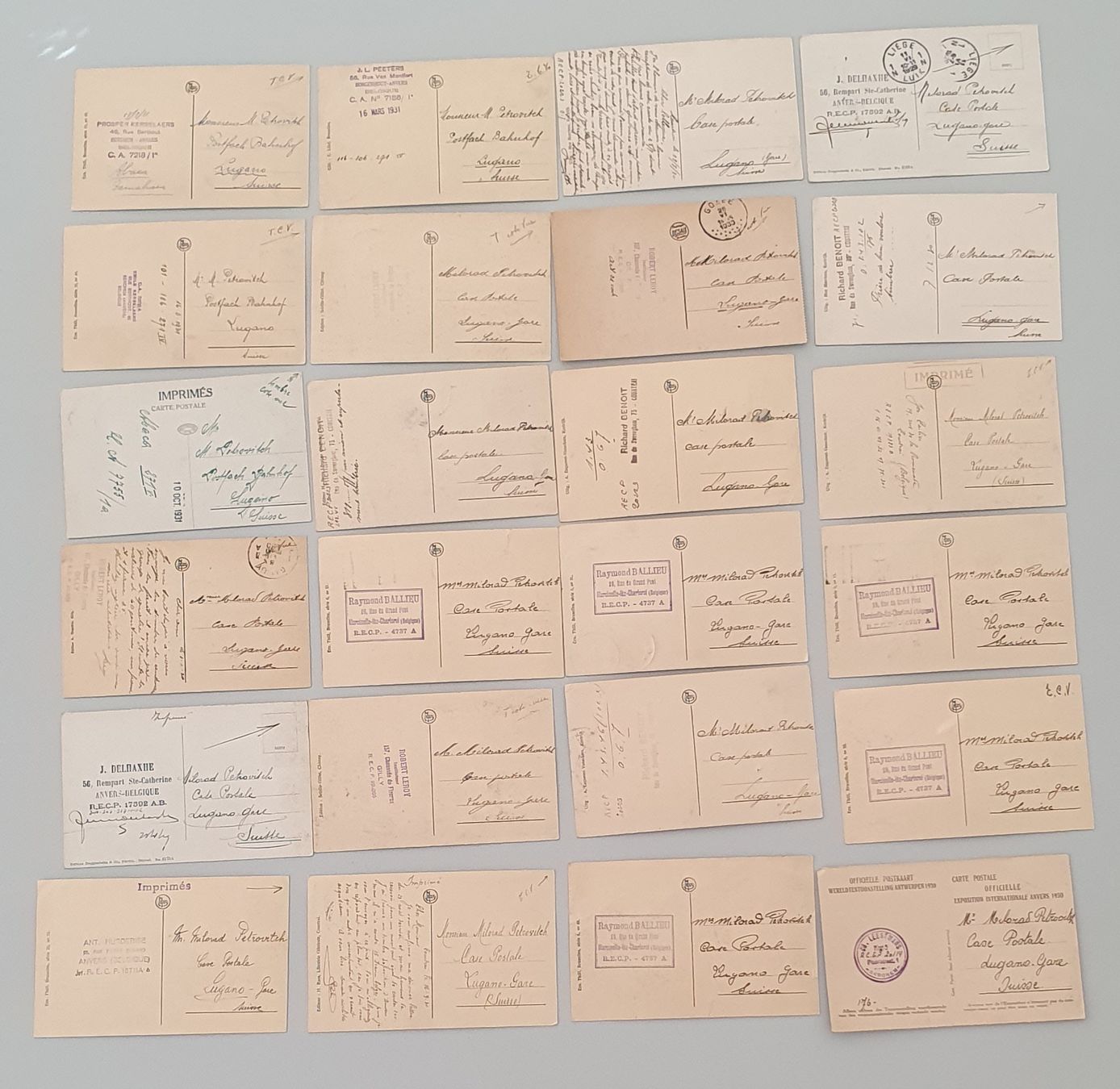 Cartoline postali: 41 Ansichtskarten Belgien – Usato da Kreuzlingen venduto da Rschweiz1 5