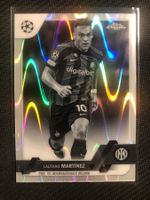 Topps Chrome Lautaro Martinez Inter Mailand BW Raywave