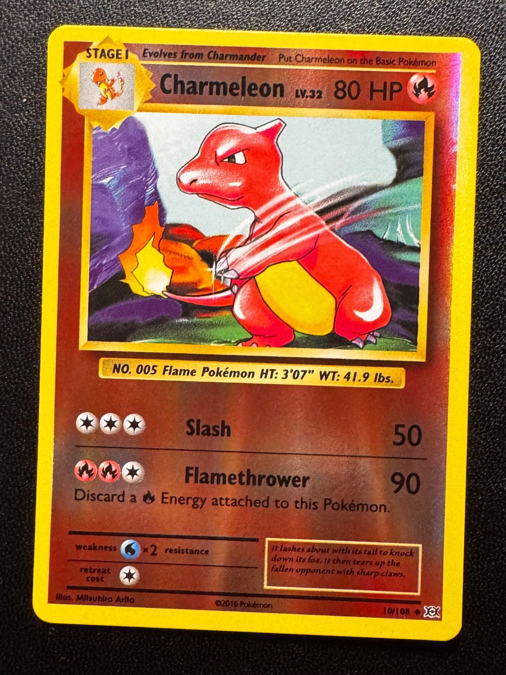 Pokémon Cartes à collectionner: Pokemon Charmeleon Reverse Holo 10/108 EN Evolutions – D'occasion à Eschen par SenseiS3