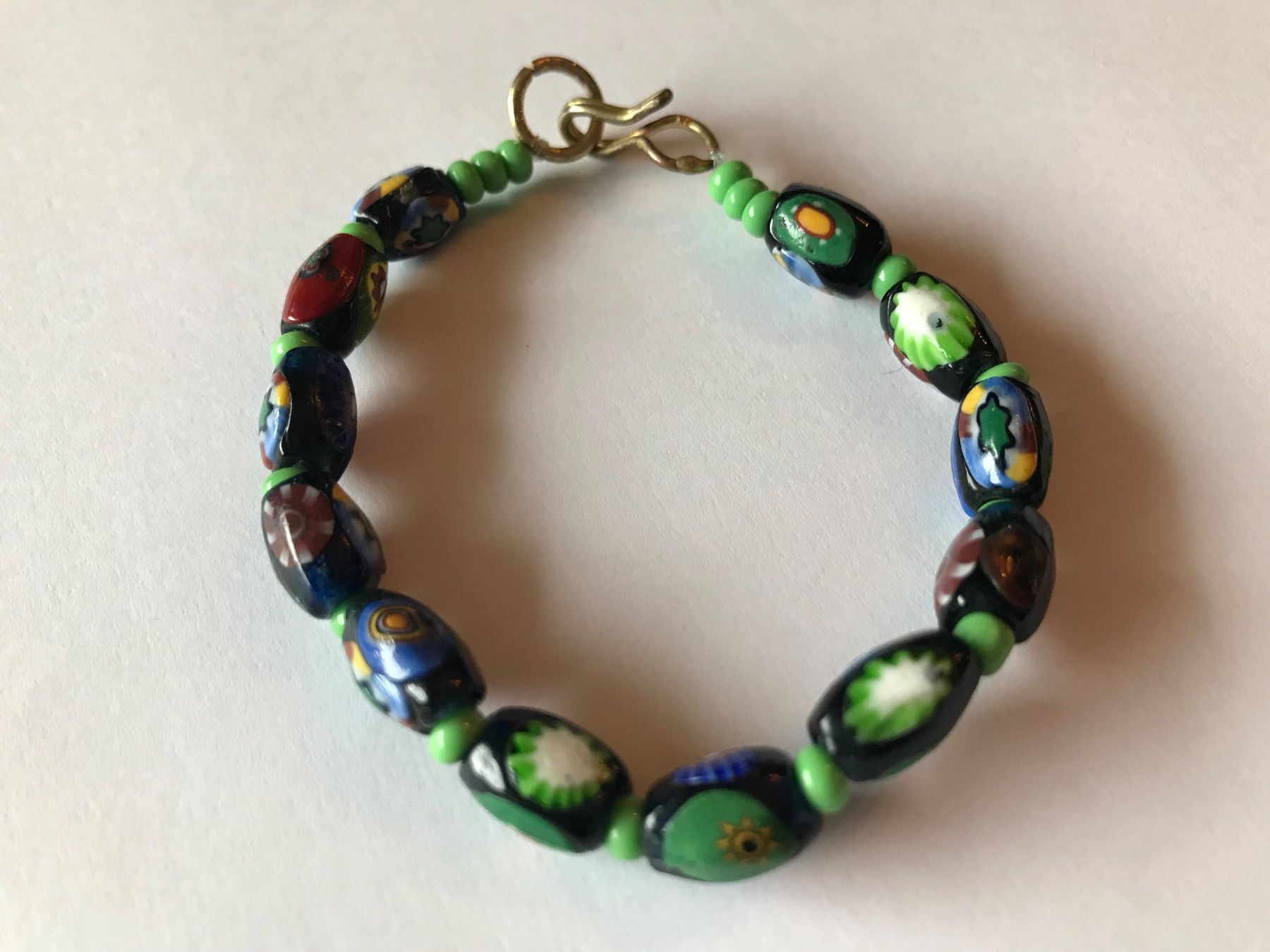 Murano Bracciali & Braccialetti: Millefiori bracelet 17 cm – Nuovo (secondo la descrizione) da Grimisuat venduto da eliseba88 1