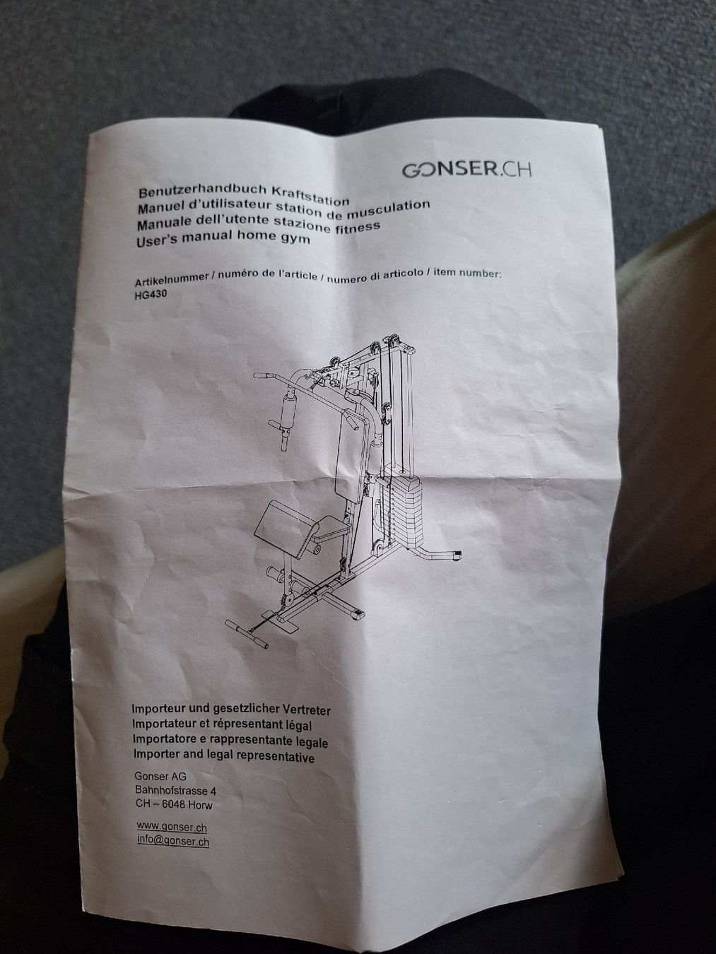 Gonser Vélos d'appartement: Kraftstation / Home GYM – D'occasion à Oberstocken par jul_6rwj 1
