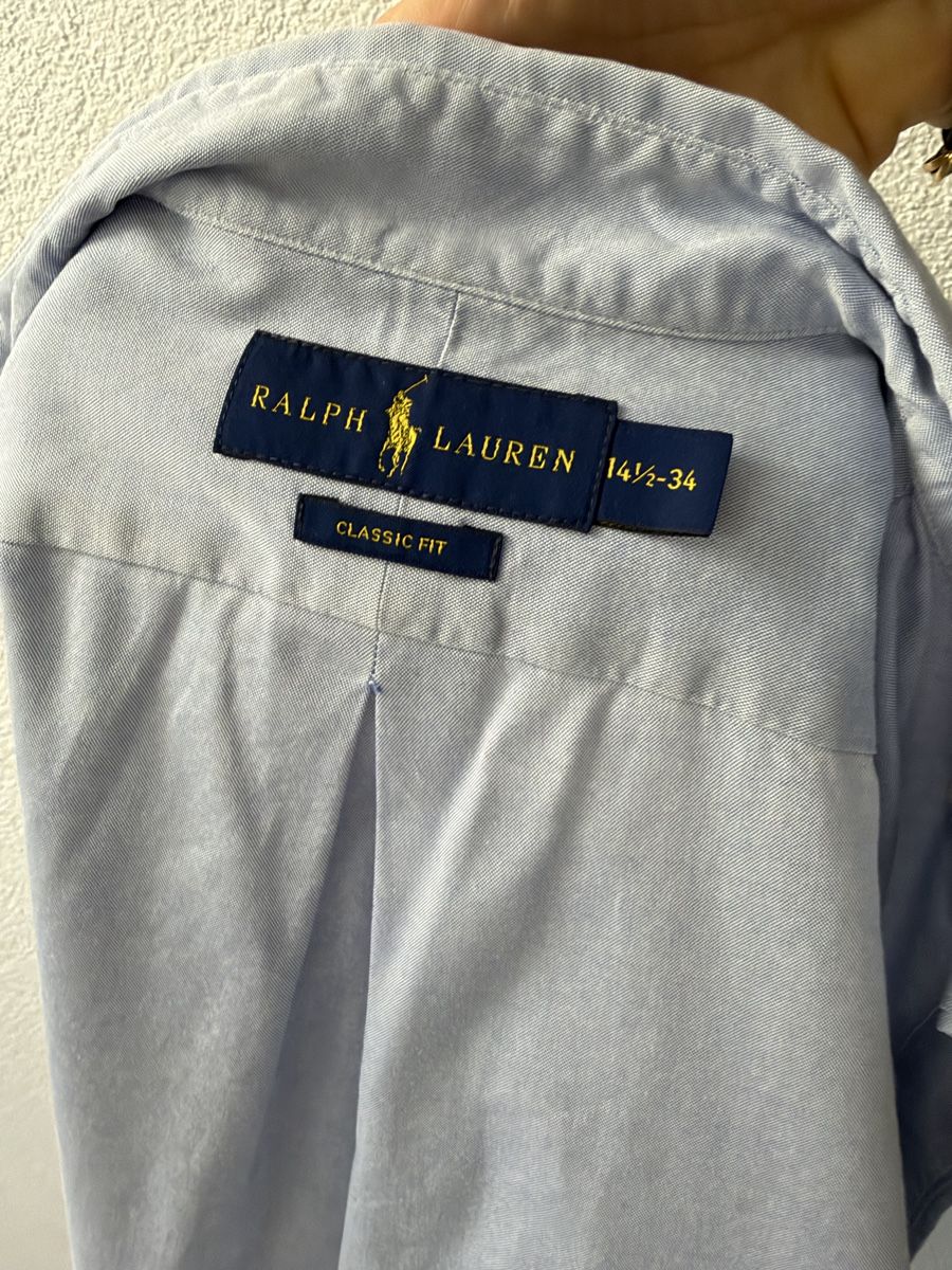 Ralph Lauren Camicie: Ralph Lauren Herrenhemd in Hellblau – Usato da Rudolfstetten venduto da helenico23 3