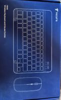 TEC-URS K8586 Wireless Keyboard Mouse Combo neuwertig LED