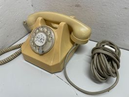 Vintage PTT Telefon mit Wählscheibe