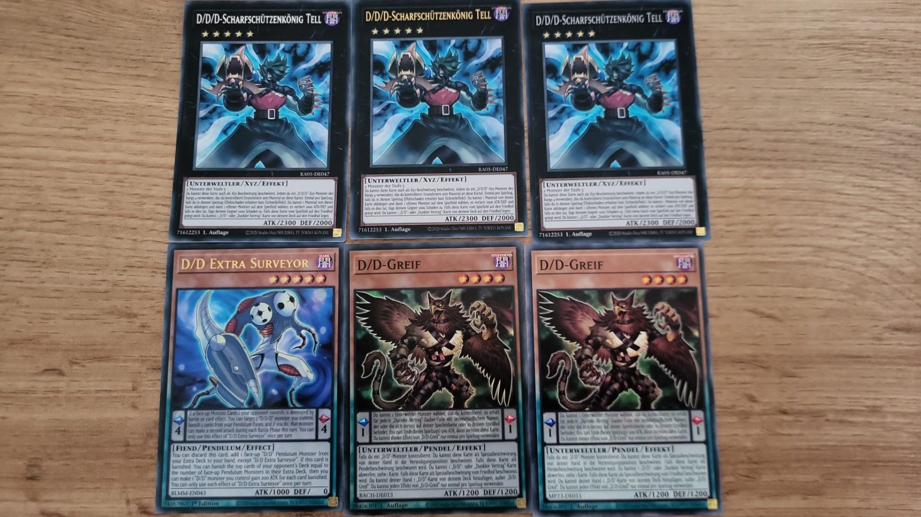 Yugioh Sammelbilder & Trading cards: Yu-Gi-Oh Karten: D/D/D – Neu (gemäss Beschreibung) aus Uster von faandrei