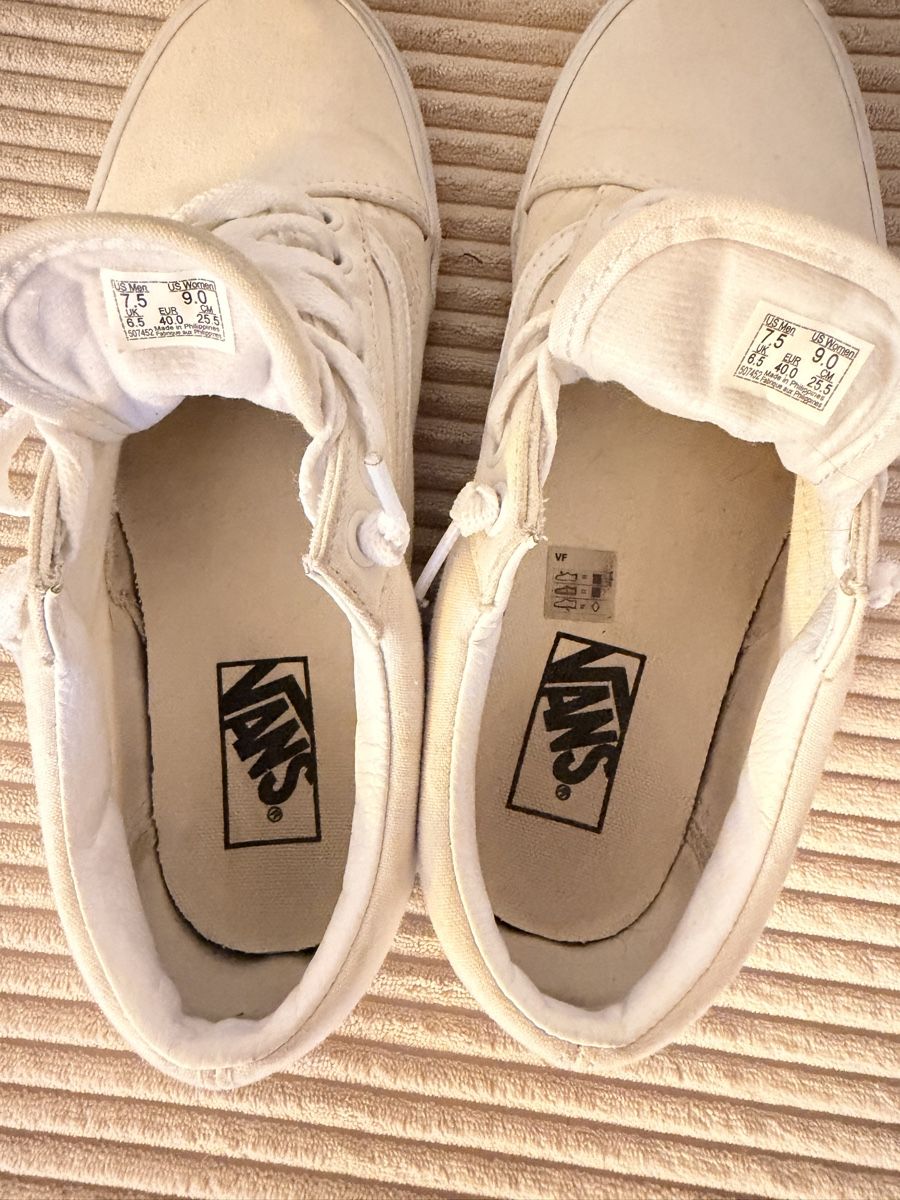 Vans Scarpe da uomo: Vans Old Skool Sneaker Weiss Grösse 40 – Usato da Orpund venduto da mar_qrp6 1
