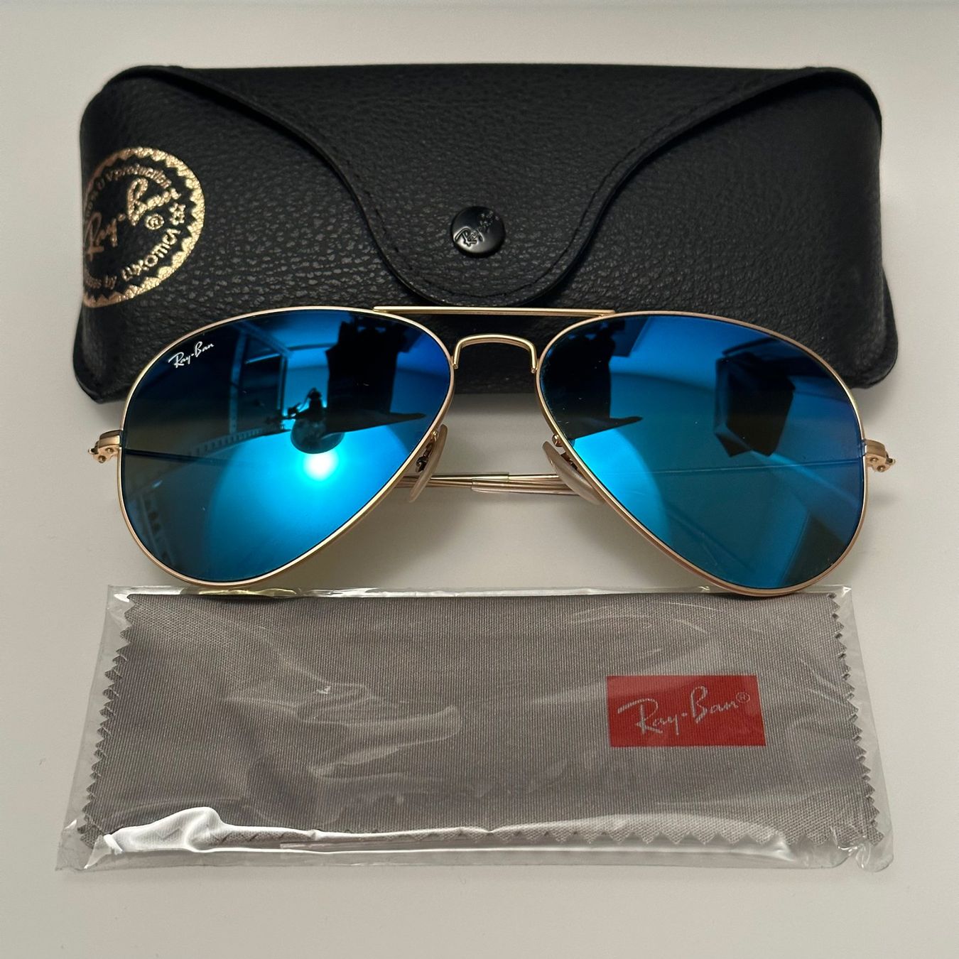 Ray-Ban Occhiali & Lenti: Ray Ban Aviator neu unbenutzt – Nuovo (secondo la descrizione) da Ascona venduto da Moltoganzo