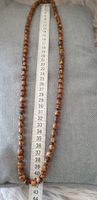 Halskette retro beige braun