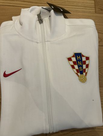 Nike Croatia Football Track Jacket White - Size S, New!