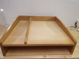 Wickeltischauflage aus Massivholz 80x80cm