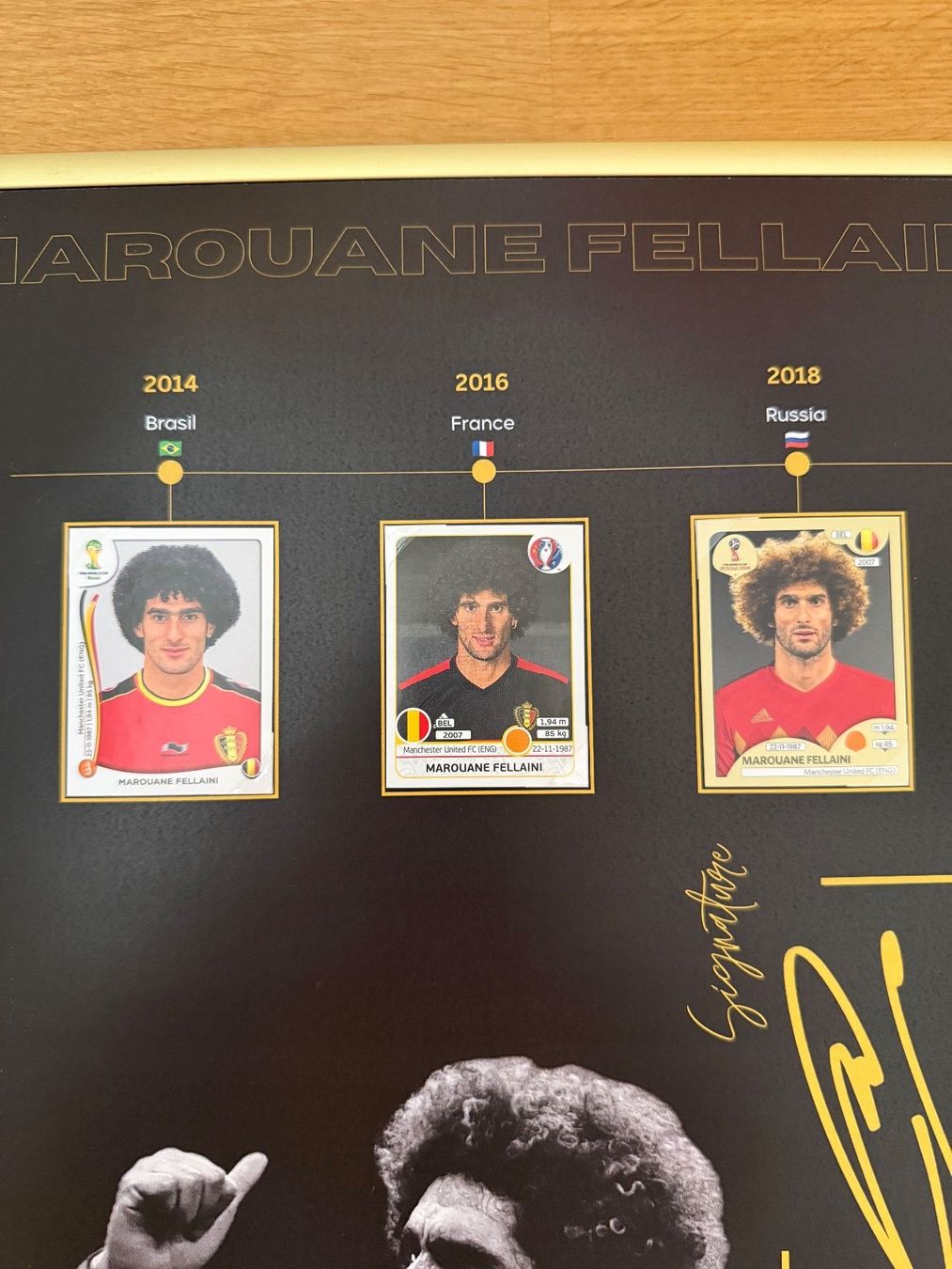 Panini Carte collezionabili: Panini-Plakat Marouane Fellaini – Nuovo (secondo la descrizione) da Stettlen venduto da DieTaube2.0 1