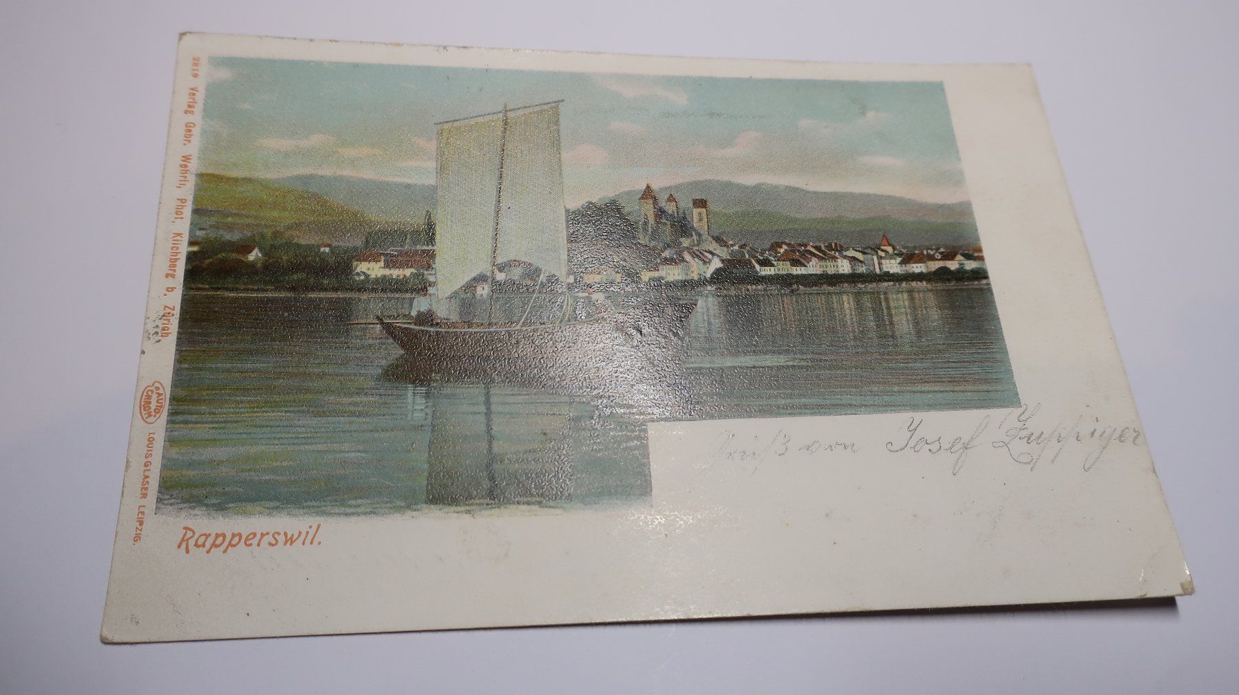 Ansichtskarten: Rapperswil  1905 – Gebraucht aus Cormoret von Pascalll2001 1
