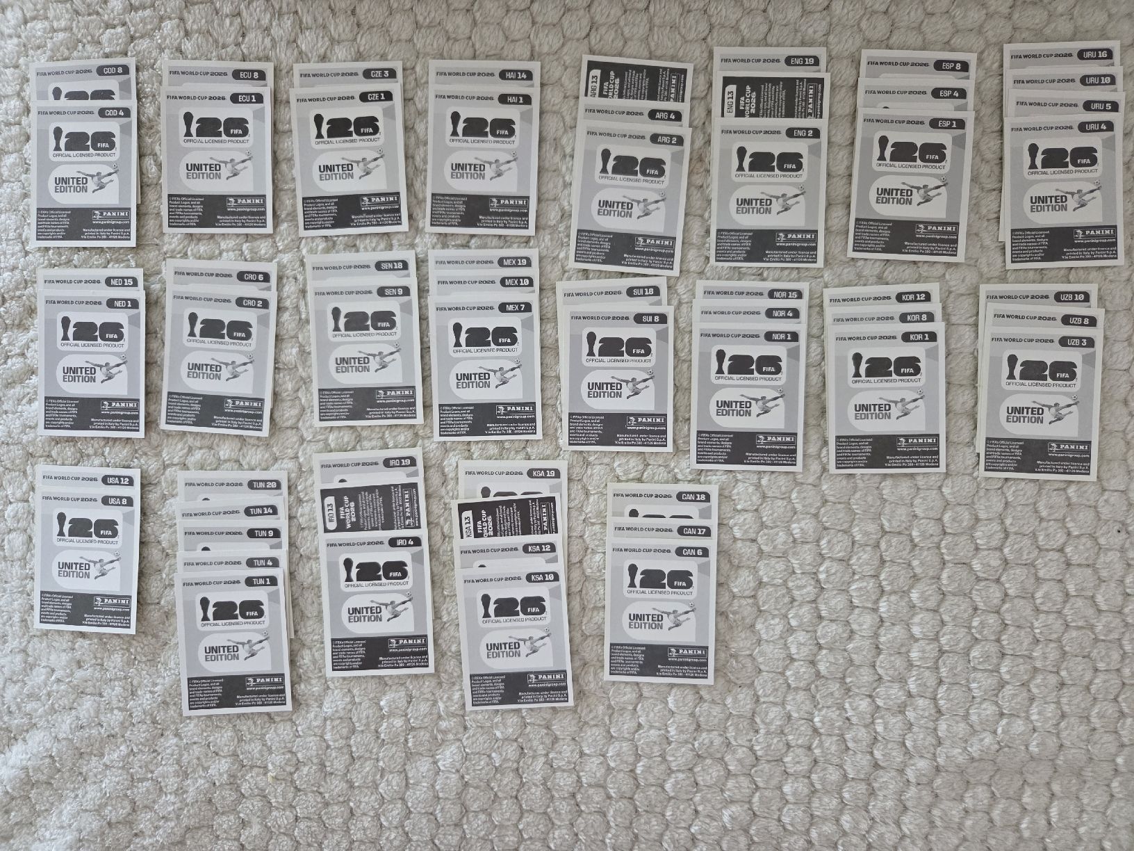 Panini Carte collezionabili: 58 Panini, keine doppelten – Nuovo (secondo la descrizione) da Uhwiesen venduto da Szummer